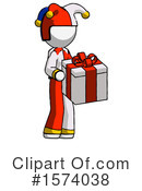 White Design Mascot Clipart #1574038 by Leo Blanchette