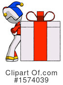 White Design Mascot Clipart #1574039 by Leo Blanchette