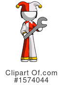 White Design Mascot Clipart #1574044 by Leo Blanchette