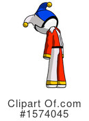 White Design Mascot Clipart #1574045 by Leo Blanchette