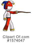 White Design Mascot Clipart #1574047 by Leo Blanchette