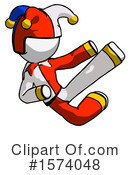 White Design Mascot Clipart #1574048 by Leo Blanchette