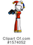 White Design Mascot Clipart #1574052 by Leo Blanchette