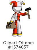 White Design Mascot Clipart #1574057 by Leo Blanchette