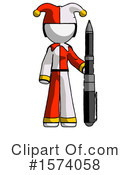 White Design Mascot Clipart #1574058 by Leo Blanchette