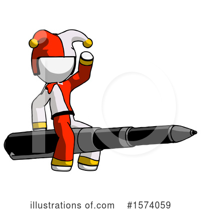 Royalty-Free (RF) White Design Mascot Clipart Illustration by Leo Blanchette - Stock Sample #1574059