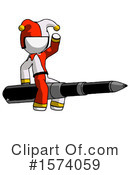 White Design Mascot Clipart #1574059 by Leo Blanchette