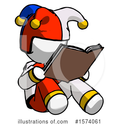 Royalty-Free (RF) White Design Mascot Clipart Illustration by Leo Blanchette - Stock Sample #1574061