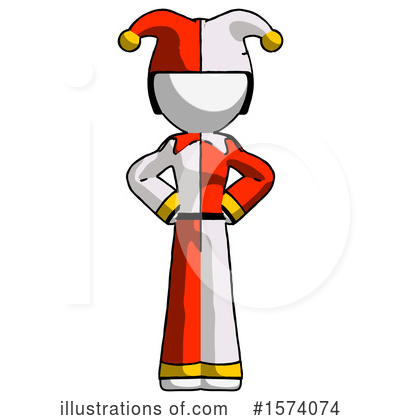 Royalty-Free (RF) White Design Mascot Clipart Illustration by Leo Blanchette - Stock Sample #1574074