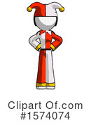 White Design Mascot Clipart #1574074 by Leo Blanchette