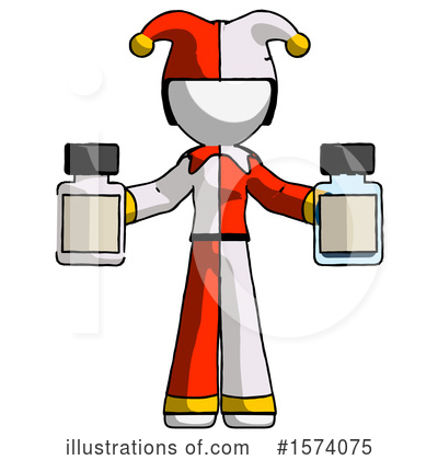 Royalty-Free (RF) White Design Mascot Clipart Illustration by Leo Blanchette - Stock Sample #1574075