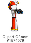 White Design Mascot Clipart #1574079 by Leo Blanchette