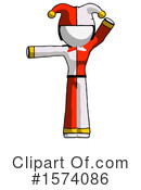 White Design Mascot Clipart #1574086 by Leo Blanchette