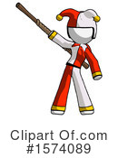 White Design Mascot Clipart #1574089 by Leo Blanchette
