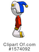White Design Mascot Clipart #1574092 by Leo Blanchette
