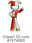 White Design Mascot Clipart #1574093 by Leo Blanchette