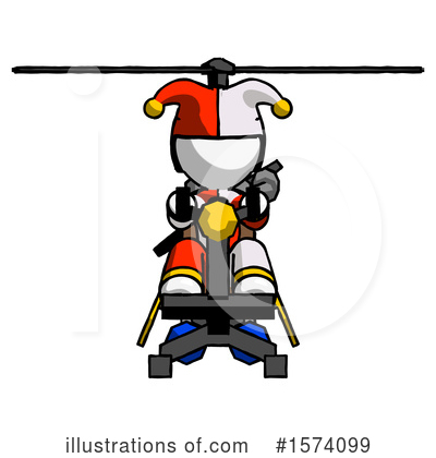 Royalty-Free (RF) White Design Mascot Clipart Illustration by Leo Blanchette - Stock Sample #1574099