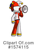 White Design Mascot Clipart #1574115 by Leo Blanchette