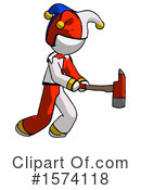 White Design Mascot Clipart #1574118 by Leo Blanchette