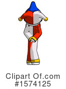 White Design Mascot Clipart #1574125 by Leo Blanchette
