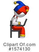 White Design Mascot Clipart #1574130 by Leo Blanchette