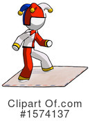 White Design Mascot Clipart #1574137 by Leo Blanchette