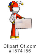 White Design Mascot Clipart #1574156 by Leo Blanchette