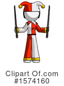 White Design Mascot Clipart #1574160 by Leo Blanchette