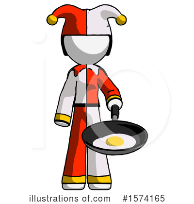Royalty-Free (RF) White Design Mascot Clipart Illustration by Leo Blanchette - Stock Sample #1574165