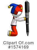 White Design Mascot Clipart #1574169 by Leo Blanchette