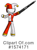 White Design Mascot Clipart #1574171 by Leo Blanchette