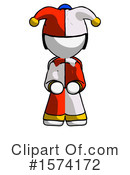 White Design Mascot Clipart #1574172 by Leo Blanchette