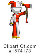 White Design Mascot Clipart #1574173 by Leo Blanchette