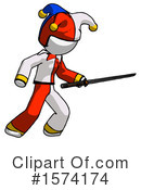 White Design Mascot Clipart #1574174 by Leo Blanchette