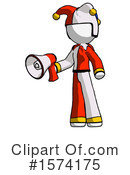 White Design Mascot Clipart #1574175 by Leo Blanchette