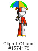 White Design Mascot Clipart #1574178 by Leo Blanchette