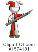White Design Mascot Clipart #1574181 by Leo Blanchette