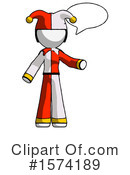 White Design Mascot Clipart #1574189 by Leo Blanchette