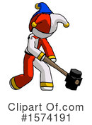 White Design Mascot Clipart #1574191 by Leo Blanchette