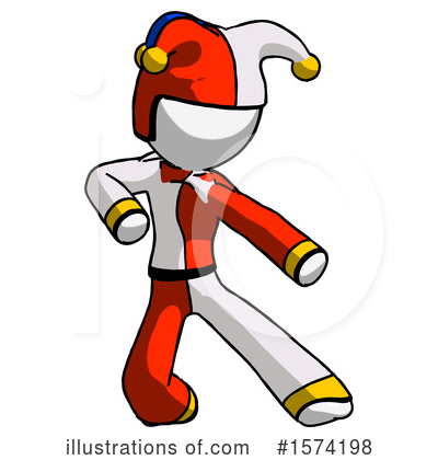 Royalty-Free (RF) White Design Mascot Clipart Illustration by Leo Blanchette - Stock Sample #1574198