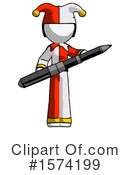 White Design Mascot Clipart #1574199 by Leo Blanchette