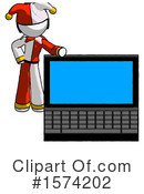 White Design Mascot Clipart #1574202 by Leo Blanchette