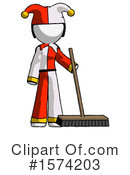 White Design Mascot Clipart #1574203 by Leo Blanchette