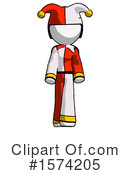 White Design Mascot Clipart #1574205 by Leo Blanchette