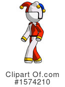 White Design Mascot Clipart #1574210 by Leo Blanchette