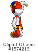 White Design Mascot Clipart #1574213 by Leo Blanchette