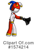 White Design Mascot Clipart #1574214 by Leo Blanchette