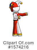 White Design Mascot Clipart #1574216 by Leo Blanchette