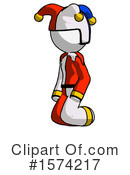 White Design Mascot Clipart #1574217 by Leo Blanchette