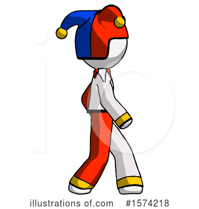 Royalty-Free (RF) White Design Mascot Clipart Illustration by Leo Blanchette - Stock Sample #1574218